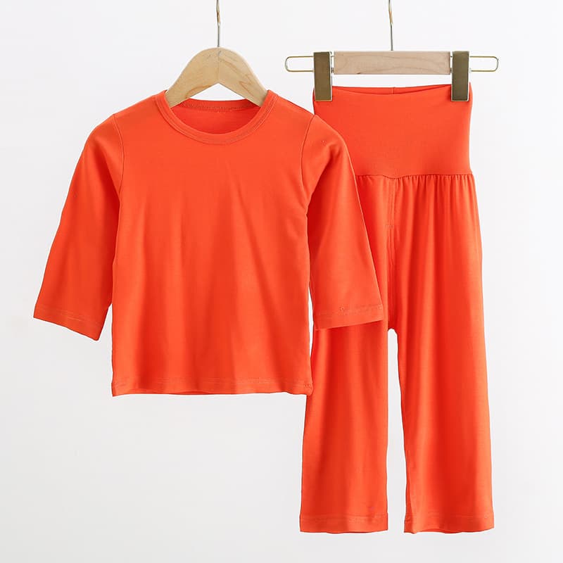 2026 Spring/Summer New Children's Modal High-Waist Underwear Set, Ice-Cool Air Conditioning Pajamas for Boys and Girls