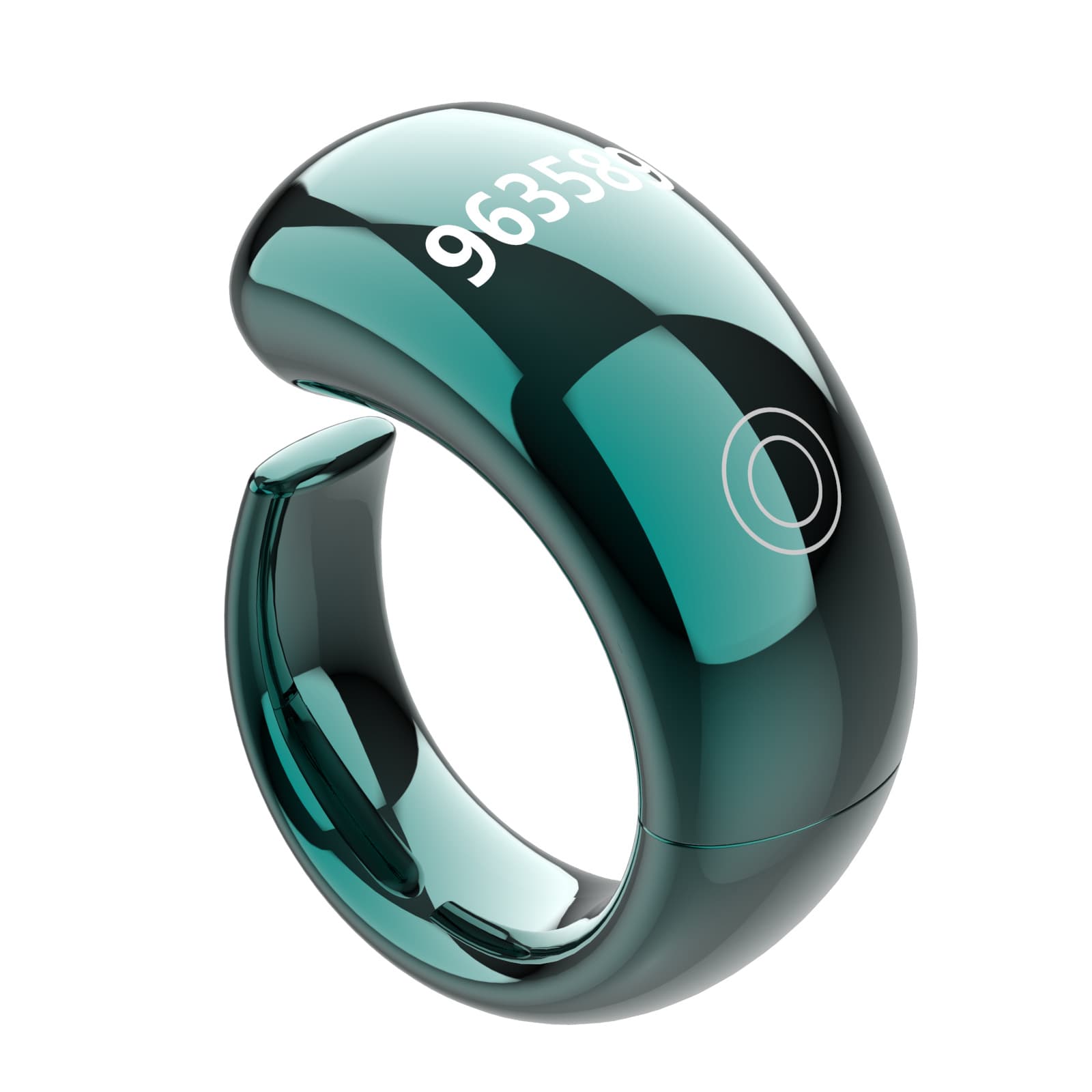equantu counter ring, Azivibration alert smart ring, OLED large screen LED counter ring
