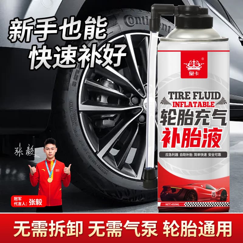 Electric Tire Inflator and Sealant for E-bike, Motorcycle, Bicycle, Tubeless Tires, Car Repair Glue