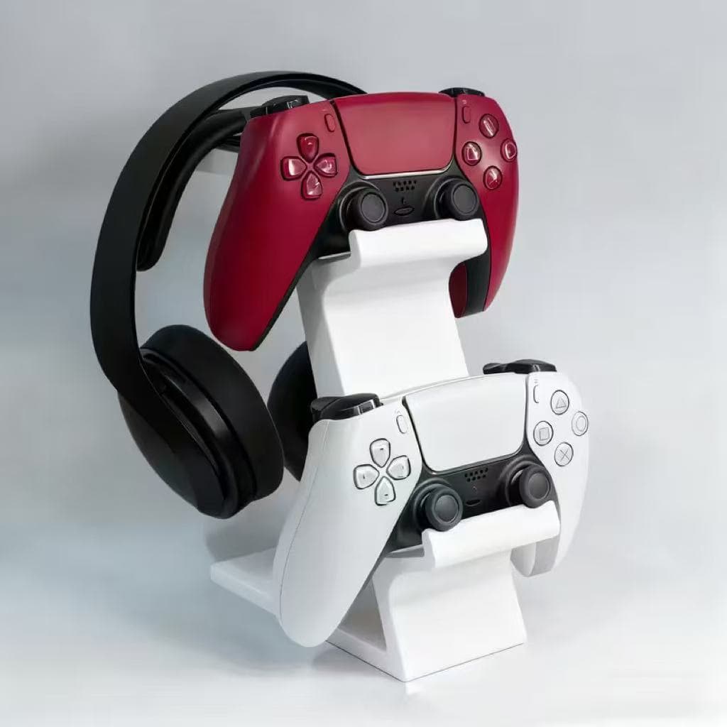 Cross-border best-selling 3D printed game controller headphone integrated stand, universal stand for PS4/PS5/XBOX controllers