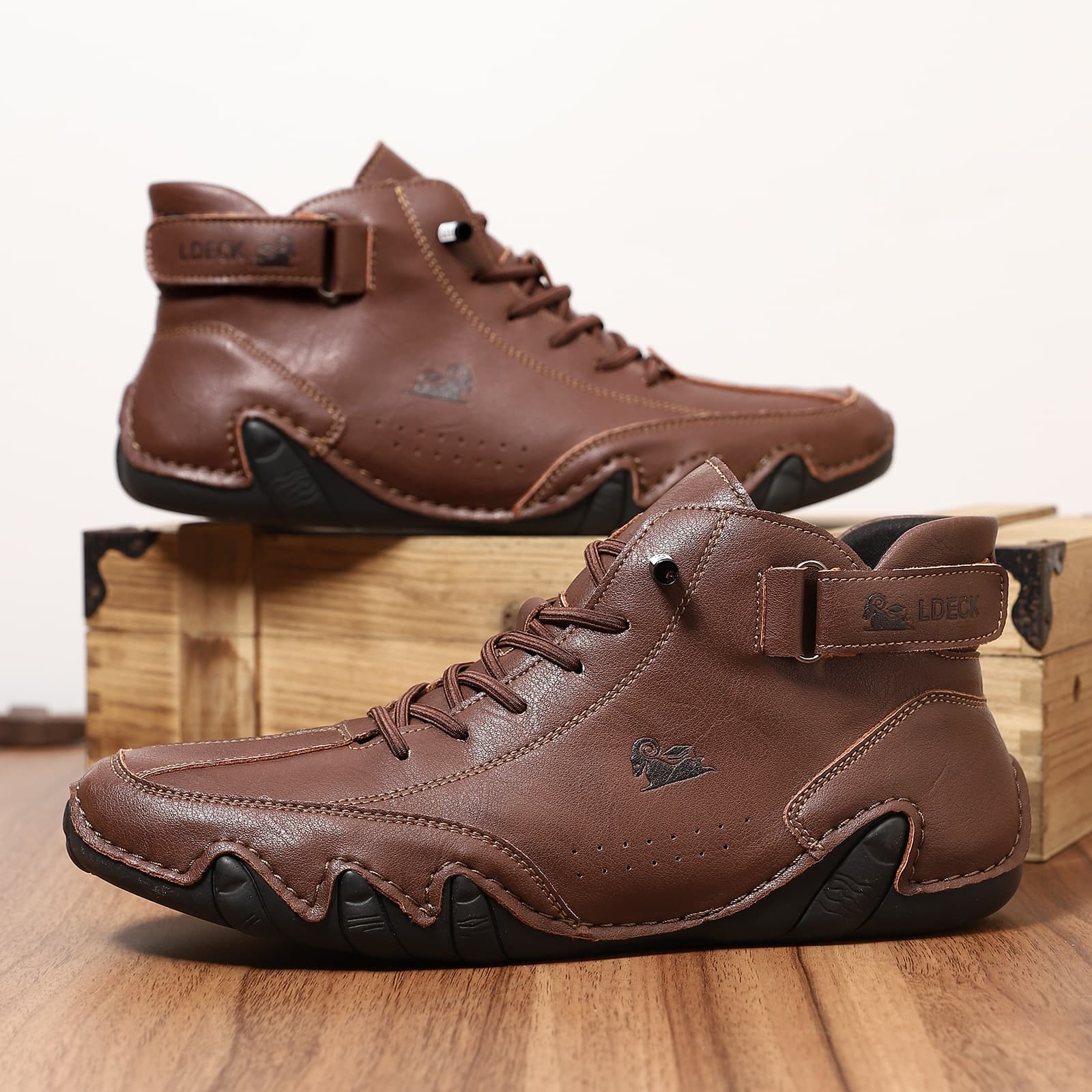 Cross-border Hot Selling Big Size Octopus Men's High-top Martin Boots Spring Summer Men's Casual Short Boots TEMU Shein