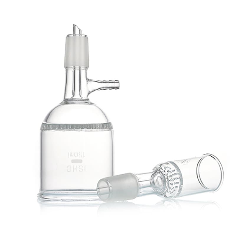 Buchner funnel with porous glass plate, standard joint 24#, 100/250/1000ml laboratory vacuum filtration setup
