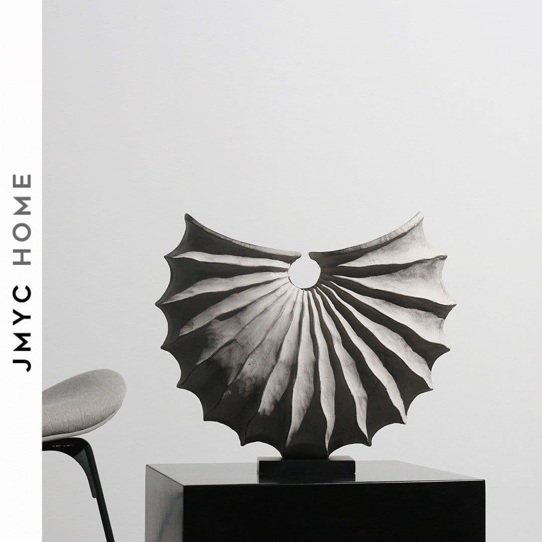 Minimalist Creative Soft Decoration Light Luxury Geometric Resin Ornament Model Room Sales Office TV Cabinet Art Display