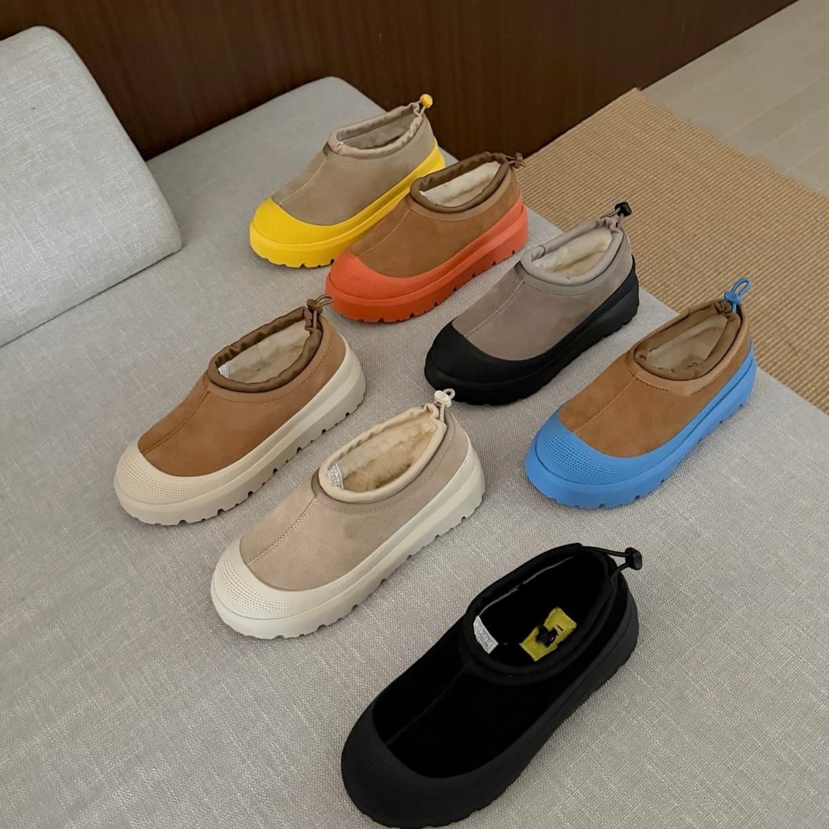 Henan Sangpo Snow Boots Low-Top King Same Style Ethnic Men and Women Cotton Shoes Snow Boots Sheepskin Fur Lined Winter