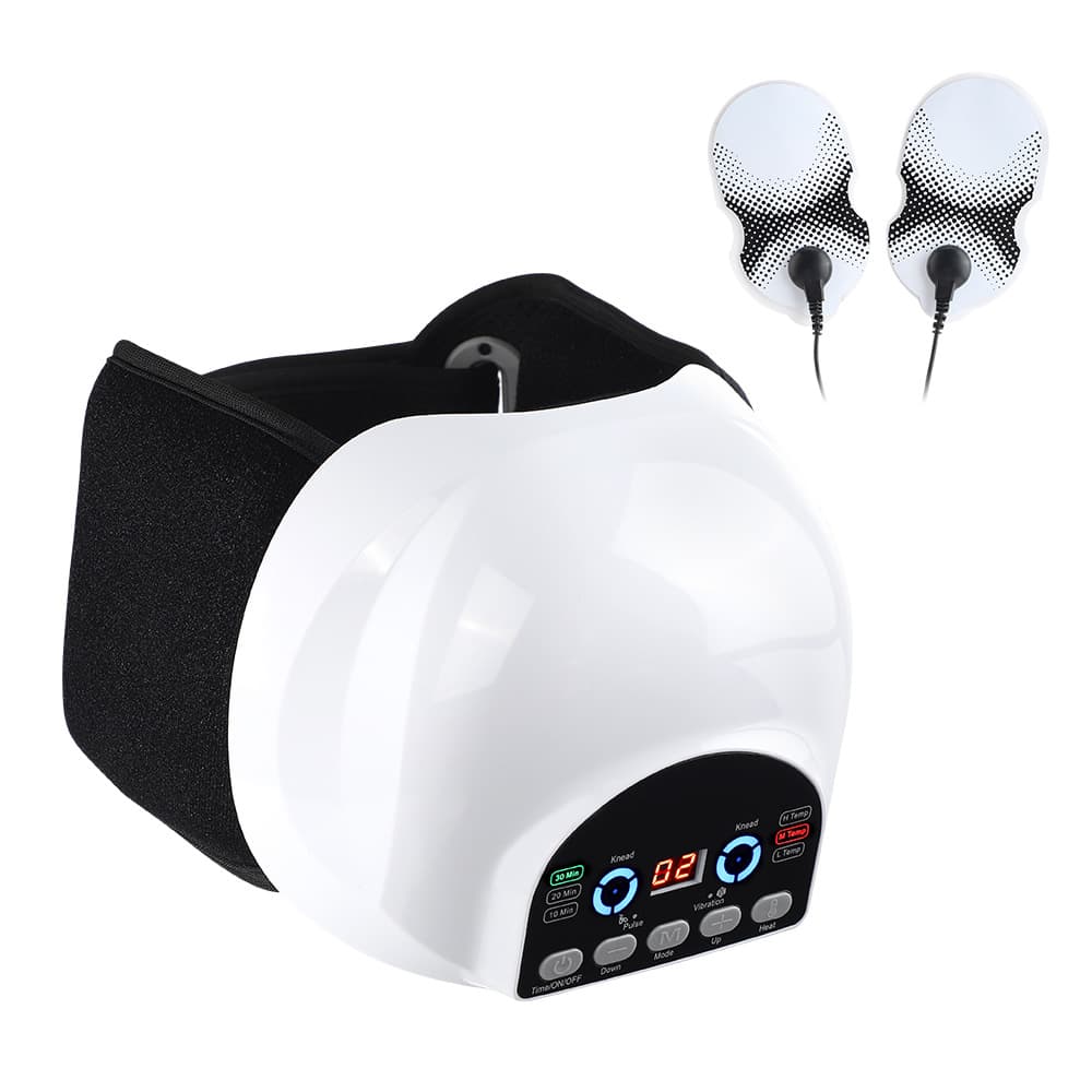 USB Charging Kneading Pulse Knee Massager with Electric Heating for Elderly