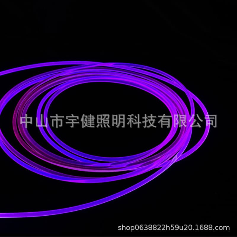 Factory direct supply of 3.0MM ultra-bright solid optical fiber/plastic optical fiber/light guide strip/light-emitting line/light-emitting strip