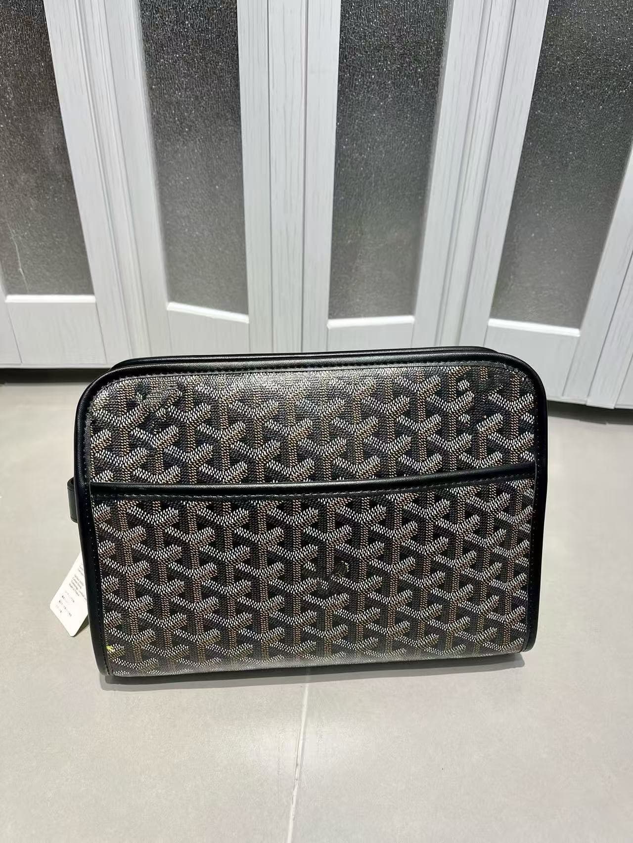 New Men's Clutch Bag Camera Toiletry Bag Small Square Tofu Bag Dog Tooth Toiletry Bag Coin Purse