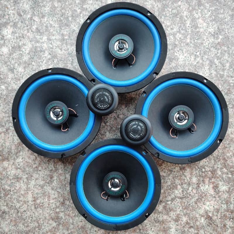 6.5-inch Car Audio Speaker, Vehicle No-Damage Mid-Bass Woofer, Home Speaker Modification Full-Range Upgrade