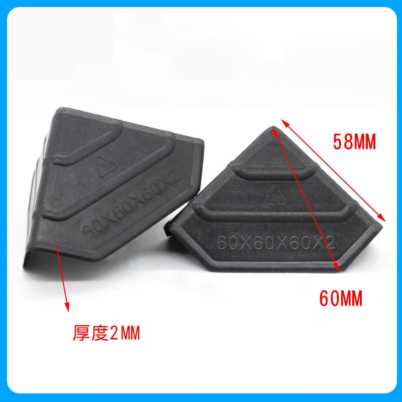 Carton Corner Protectors Three-Sided Thickened Plastic Packing Corner Guards Edge Protectors for E-commerce Logistics Box Packaging Anti-Collision Right-Angle Corner Protectors