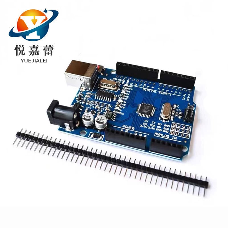 UNO R3 Development Board Improved/Enhanced Version ATMEGA328P Microcontroller Development Board (Blue Board)