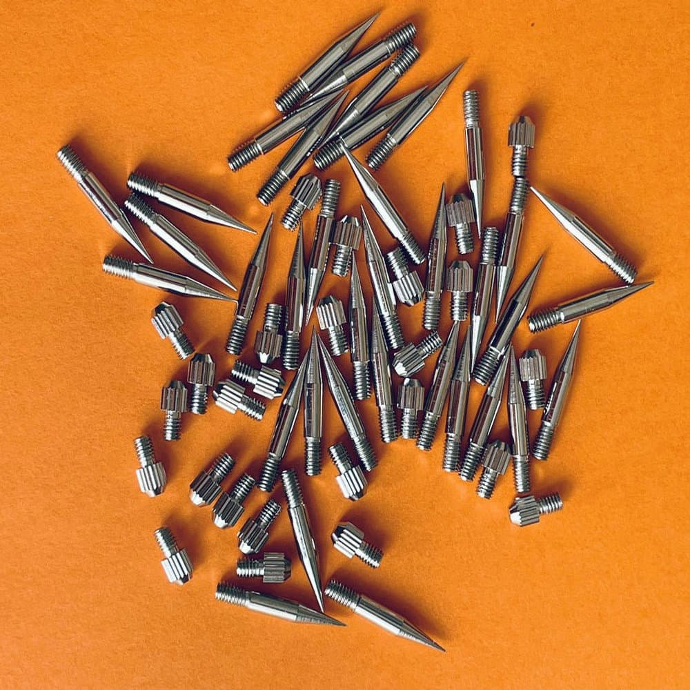 Mole removal pen needle accessories, spot removal pen, beauty device with thick and thin needles, needle caps for small white pen (accessories)