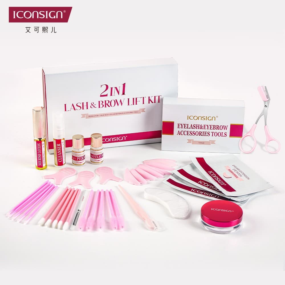 Professional Eyelash Curling Kit Cold Perming Beauty Salon Eyebrow And Eyelash Care Set Iconsign Brand Imported Goods