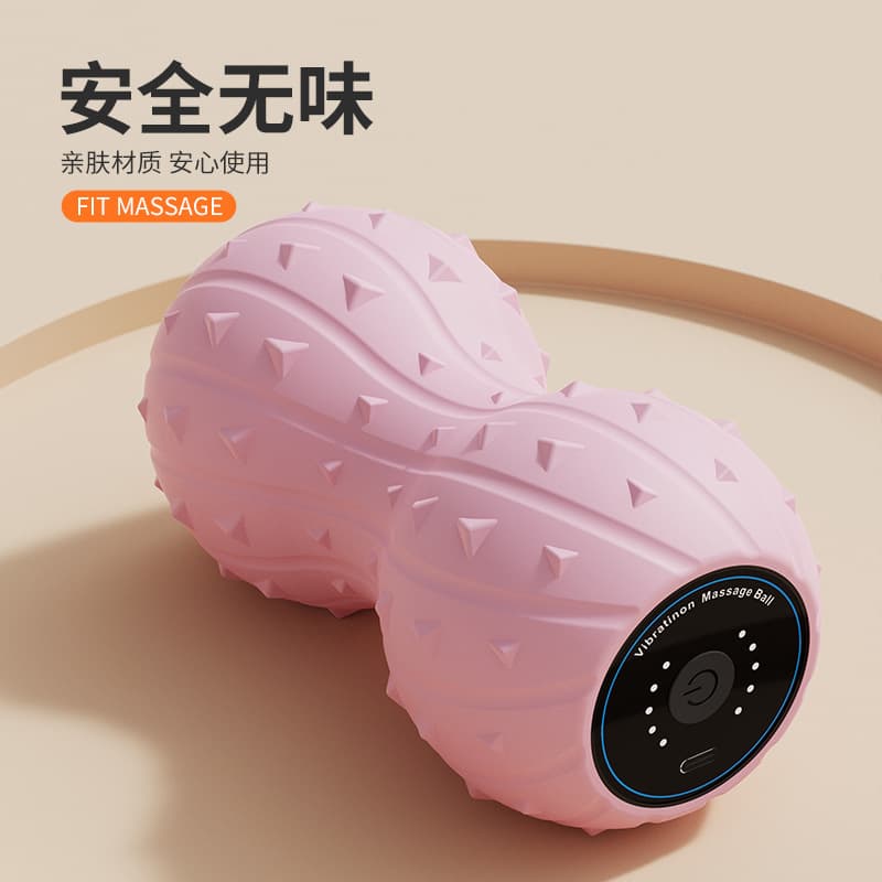 Home Use Massage Ball for Muscle Relaxation, Fitness Hand Ball, 3D Vibration Handheld Fascia Ball for Foot Massage