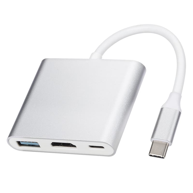 Type-C to HDMI Three-in-One Extension Dock 4K Laptop Computer Phone Screen Casting Type-C to 3-in-1 Docking Station