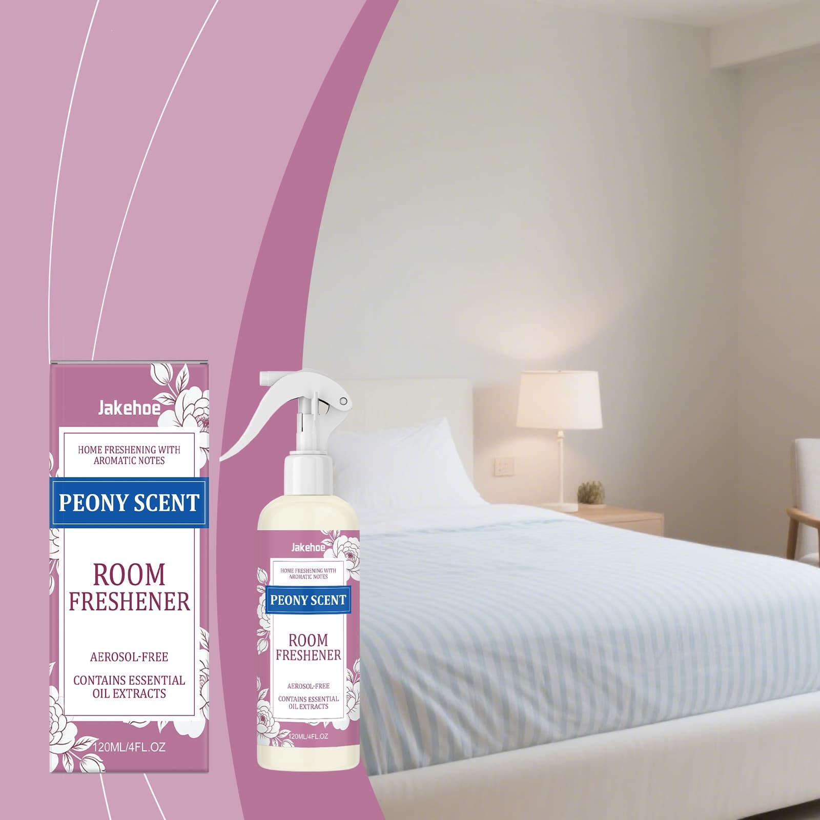 JAKEHOE Indoor Air Freshener Absorbs and Purifies Indoor Odors, Providing Natural Fresh Fragrance