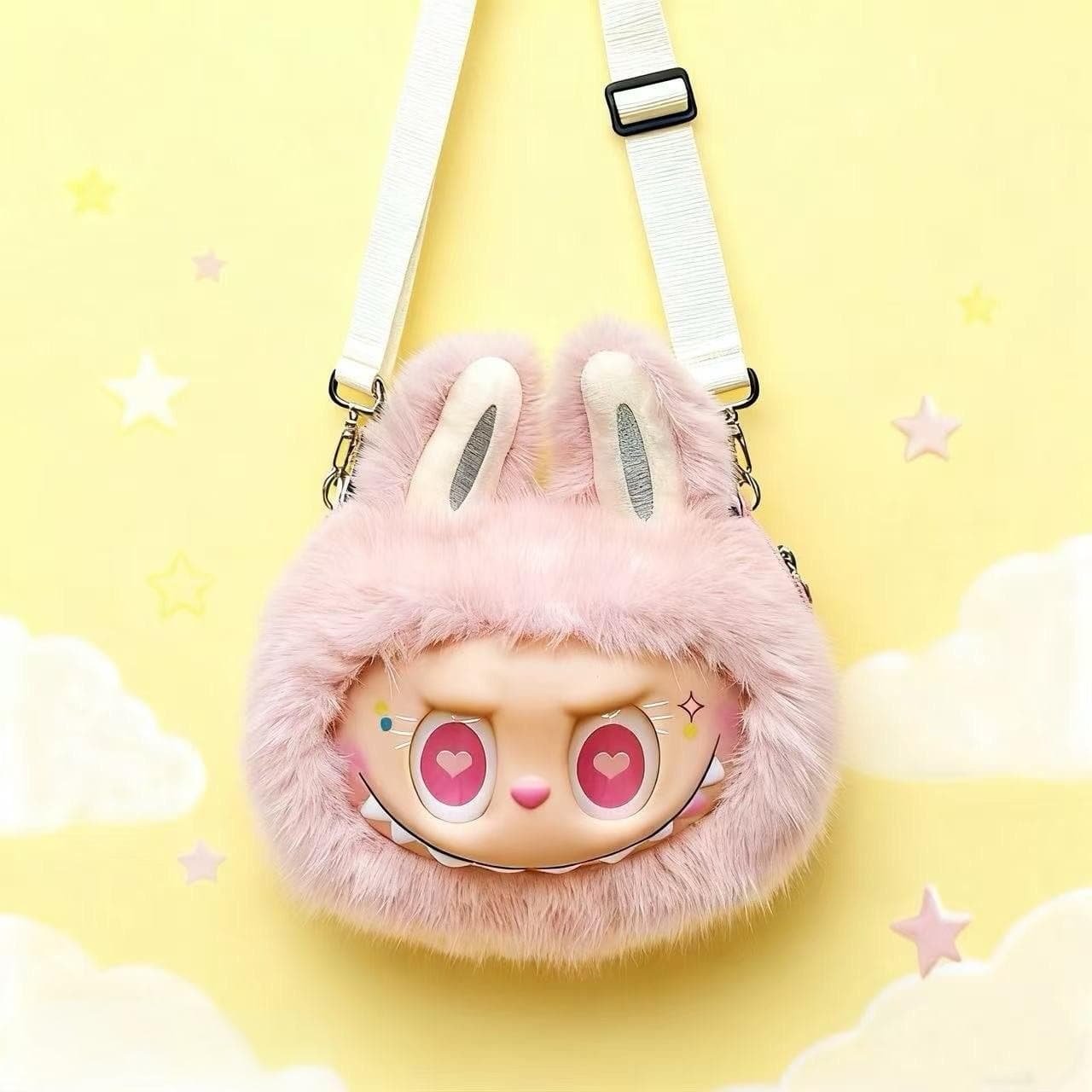 Plush Face Cloth Bag Fashion Autumn Winter Crossbody Bag Trendy Handbag Shoulder Bag Women's Fluffy Chain New Bag
