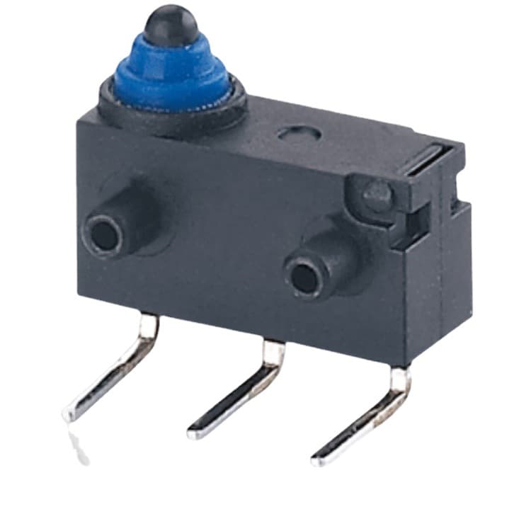 High Quality IP67 Light Touch Micro Switch 3-Pin Reset Micro Switch Waterproof Water and Dust Proof Micro Switch