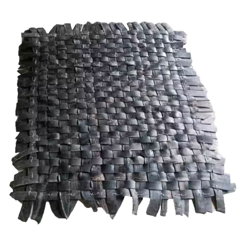 Mining Mountain Opening Protection Net Blasting Mat, Tunnel Blasting Flyrock Safety Net 1.8*1.8m Steel Wire Tire Outdoor