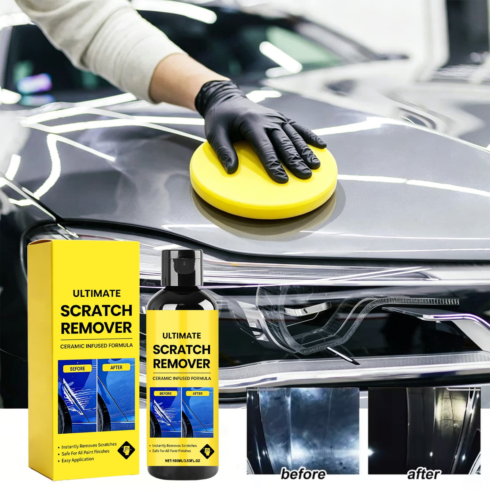 Cross-border Scratch Remover Car Scratch Repair Care Agent Car Body Scratch Cleaning and Maintenance