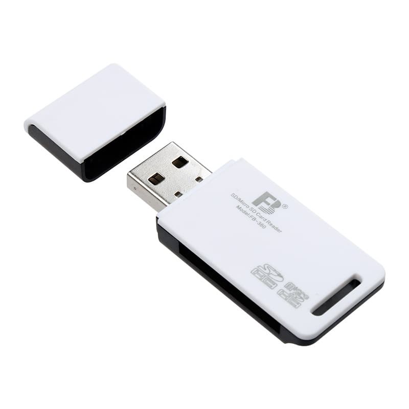 Fb360 Dual-Purpose Card Reader Micro SD Storage Card TF Two-in-One Recorder USB Computer U Disk Memory Read