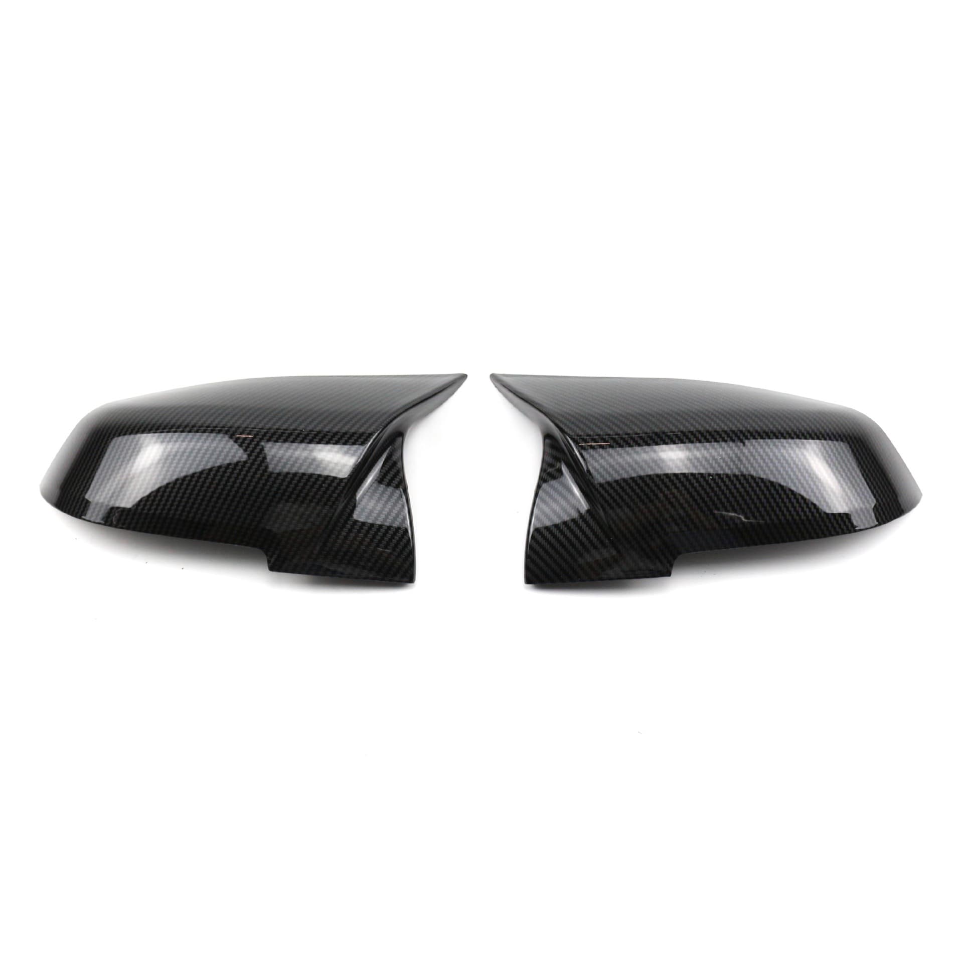 Suitable for BMW F20 F30 M horn bright black reversing mirror housing rearview mirror housing mirror carbon pattern