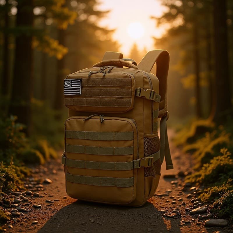 Outdoor Military Water-Resistant Durable Large Capacity Hiking Backpack 35L Tactical Cycling Camping Gear Backpack