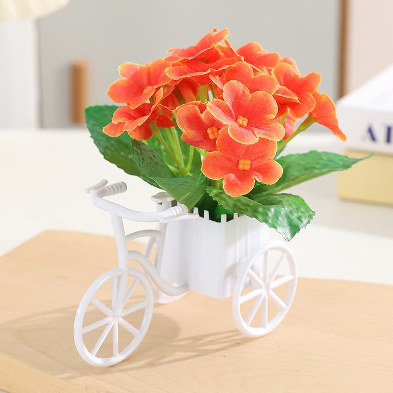 Fake flower float cover decoration living room plastic silk flower dried bouquet home bicycle orchid potted small ornaments room