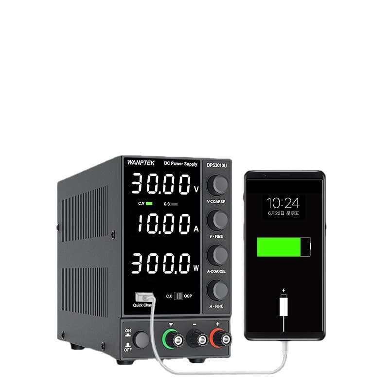 Guce KPS305D Adjustable DC Regulated Power Supply 30V 60V 10A Electroplating Burn-in Laptop Phone Repair