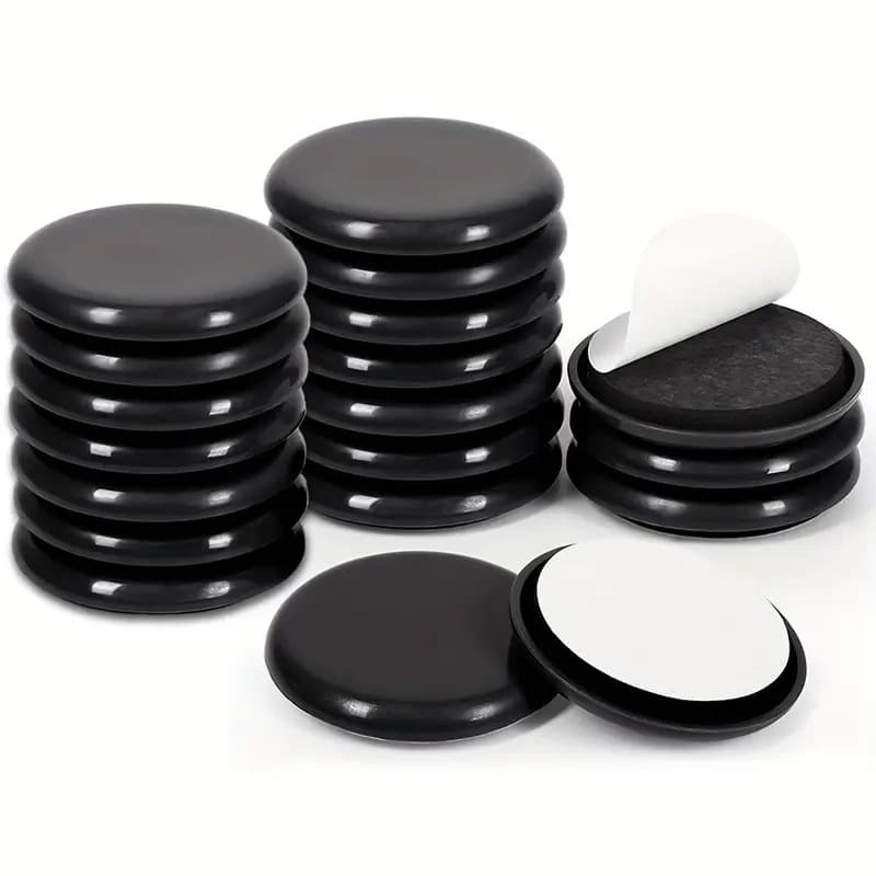 Self-Adhesive PE Sliding Pad, Removable Furniture Anti-Collision and Decompression Table and Chair Foot Pads, Silent Thickened Wear-Resistant Floor Protector, Anti-Scratch