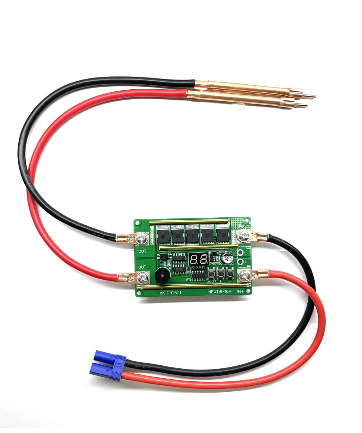 99-Speed Small Handheld Portable 12V 18650 Spot Welder Lithium Battery Spot Welder Nickel Strip Spot Welder
