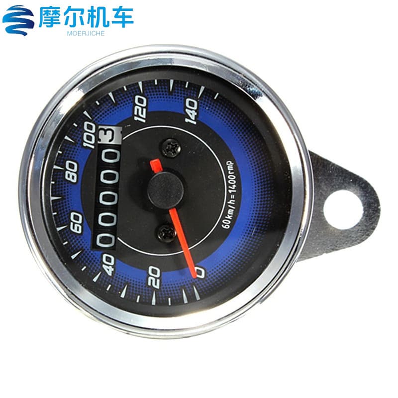 Motorcycle Modified Instrument Odometer Retro Small Gauge Motorcycle Instrument Motorcycle Odometer Assembly