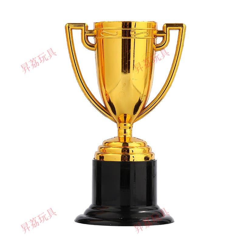 Cross-Border Children's Plastic Small Trophy Kindergarten Student Competition Award Sports Meeting Commemorative Mini Trophy Toy