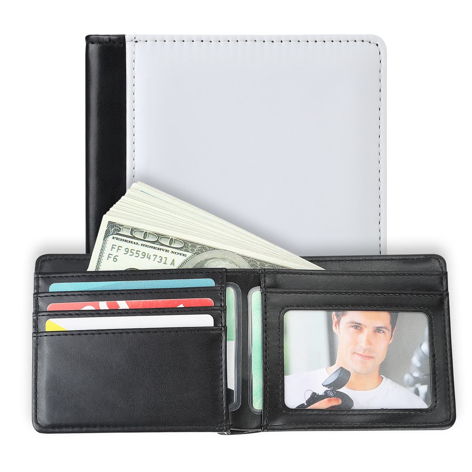 Heat Transfer Blank Men's Wallet Heat Sublimation Series Hot Selling Leather Goods
