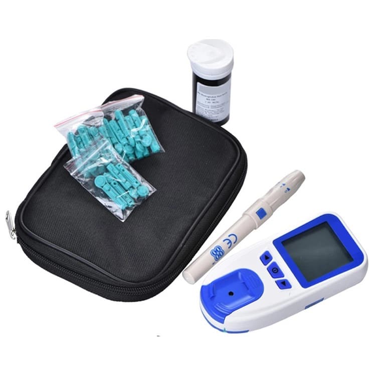 In-Stock Manufacturer Hemoglobin Meter Home Testing Kit with 25 English Hemoglobin Test Strips