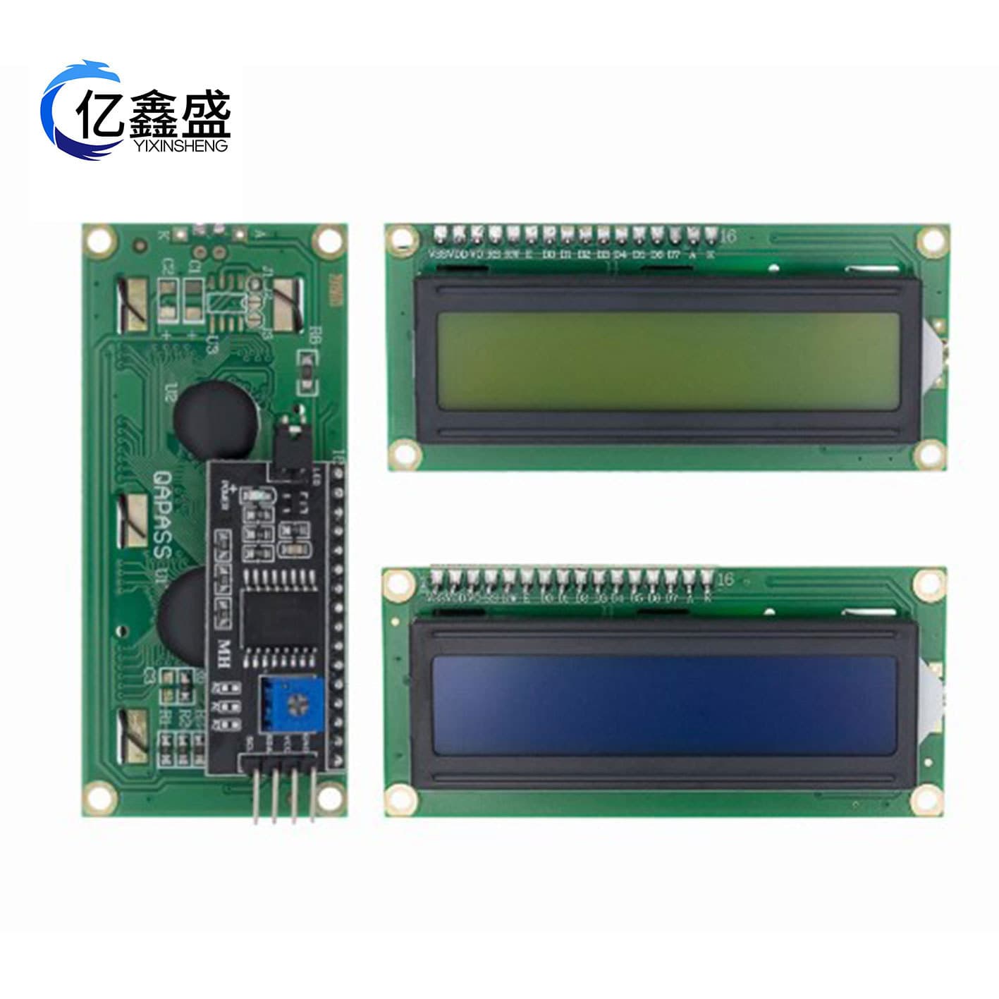 Blue Screen / Yellow-Green Screen 1602A / 2004A / 12864B LCD Screen 5V LCD with Backlight IIC / I2C