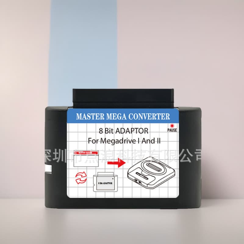Master system adapter adapter suitable for SEGA MS MD 1/2 generation game card converter