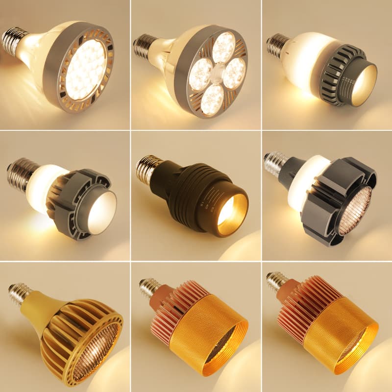 LED catering spotlight E27 screw bulb light source lamp cup P20 catering hot pot special spotlight cob spotlight
