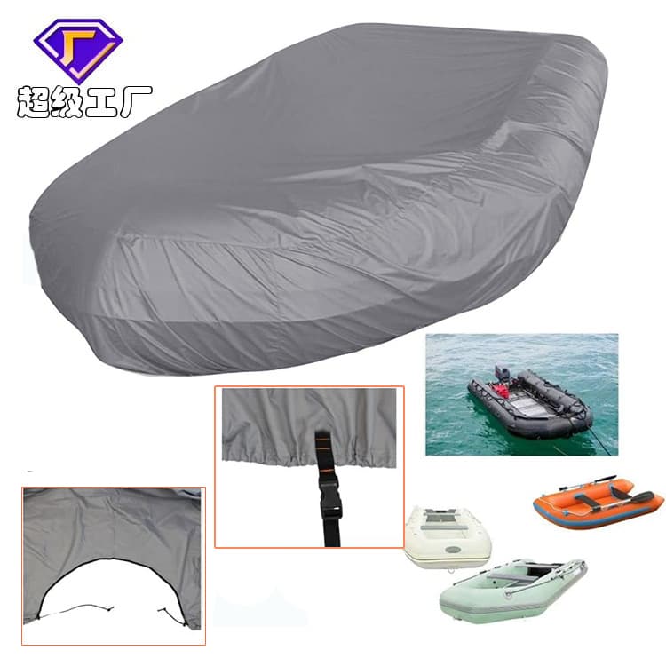 Cross-border Inflatable Boat Cover Outdoor Fishing Kayak Cover Rubber Boat Waterproof UV Protection Cover