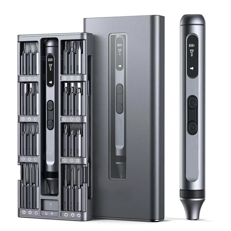 Cross-border 50-in-1 silent, durable, long-lasting, rechargeable, high-torque, multi-functional precision electric screwdriver set