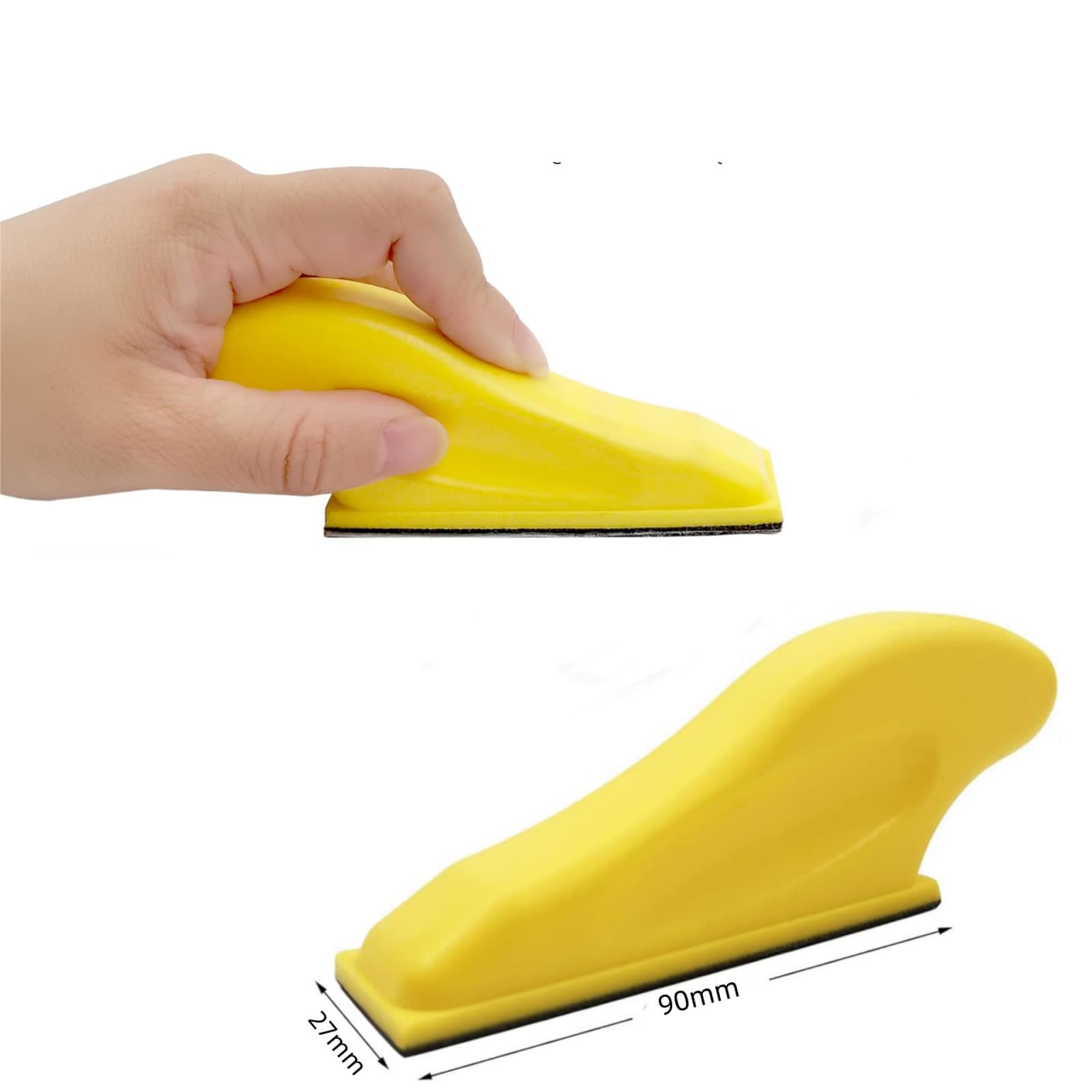 27*90MM manual sanding disc flocked sandpaper self-adhesive disc hand sanding disc woodworking manual grinding polishing disc grinding disc