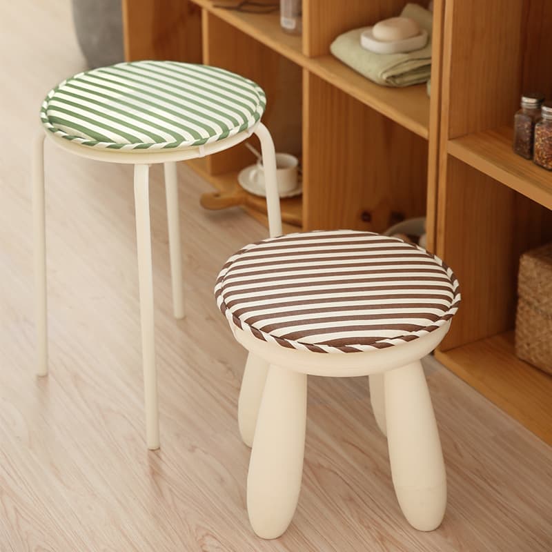 Baby Round Stool Cushion Fabric Thin Sponge Pad Round Chair Cushion Bar Stool Counter Stool Small Stool Seat Cover