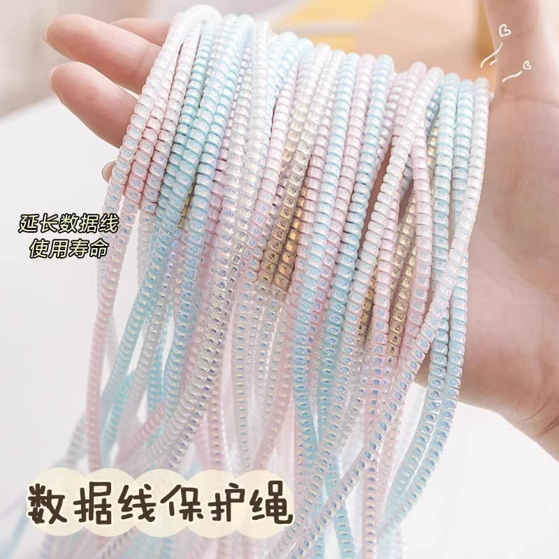 Cable Protector Sleeve Wrap for Universal Charging Cables, 2m Cable Protection Cord