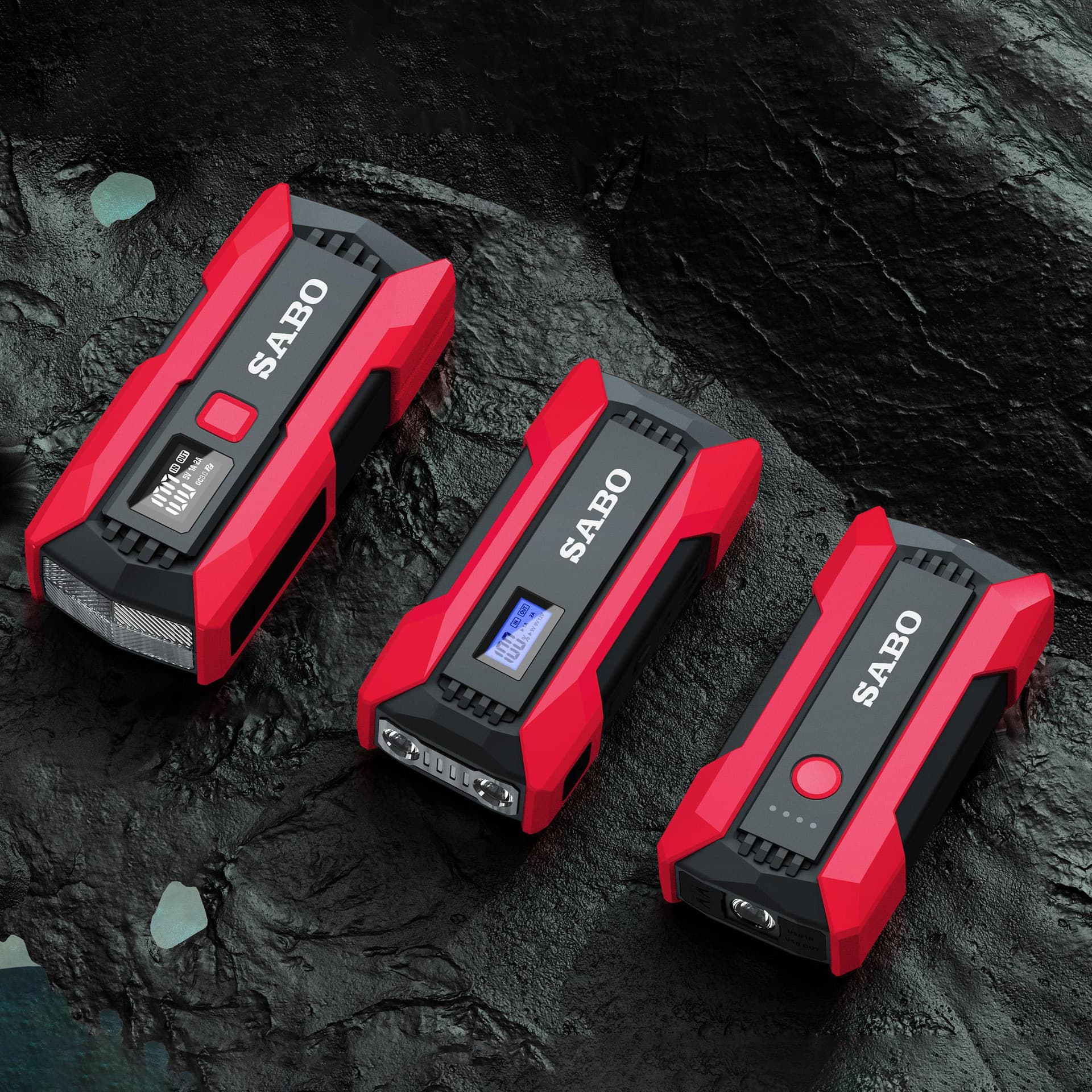 SABO Zambio X123 car emergency starting power supply with battery pack 12V battery jump starter
