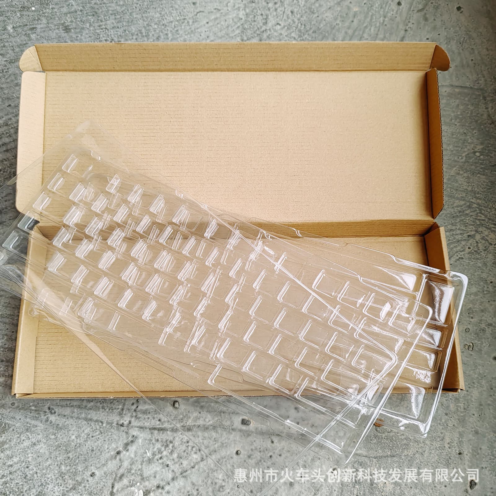 Dustproof Keycap Storage Packaging PBT Keycap Spray Painted Keycap ABS Dual-Color Keycap Cover Vacuum Formed + Cardboard Box