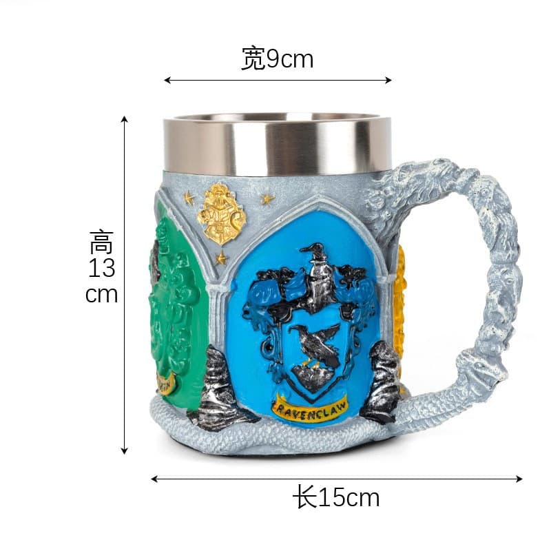Harry Potter Second Generation Eagle Relief Beer Mug Mug Souvenir Harry Potter Four Magic Academy Cups