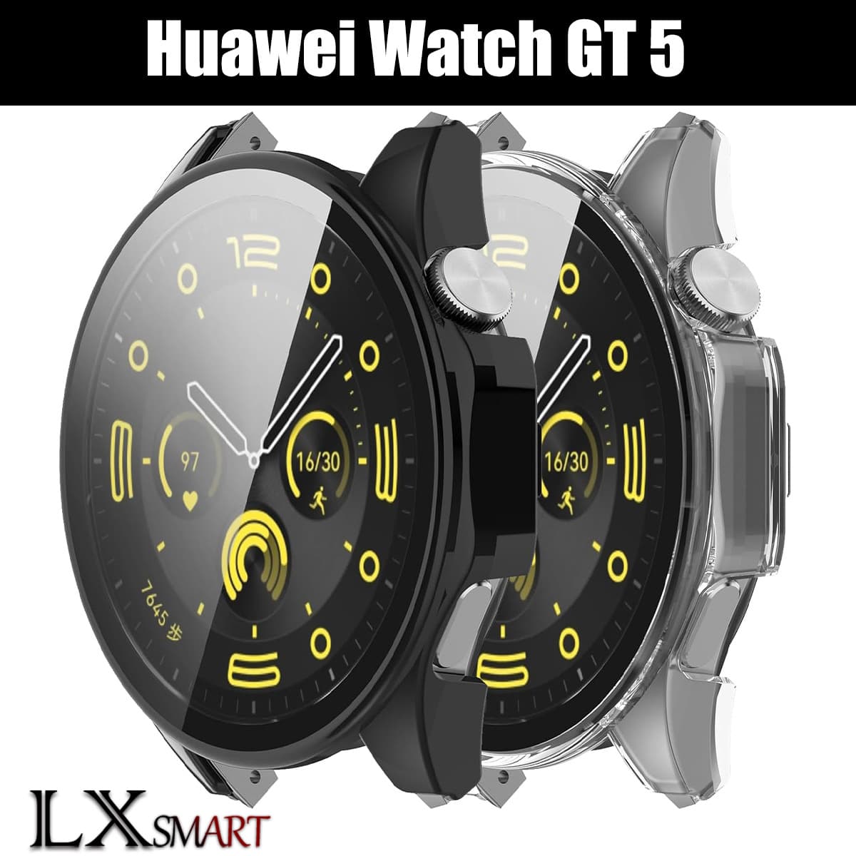 Compatible with Huawei GT5/GT5 PRO Watch Case Watch GT5 41/42/46MM Case and Screen Protector Integrated Protective Case