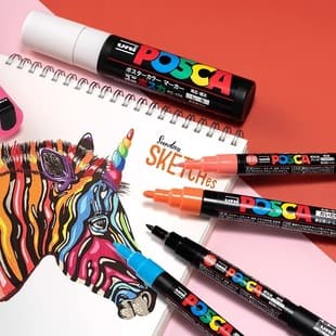 Japanese UNI Mitsubishi POSCA PC-1M/3M/5M Acrylic Marker (Bulk Orders Contact Customer Service)