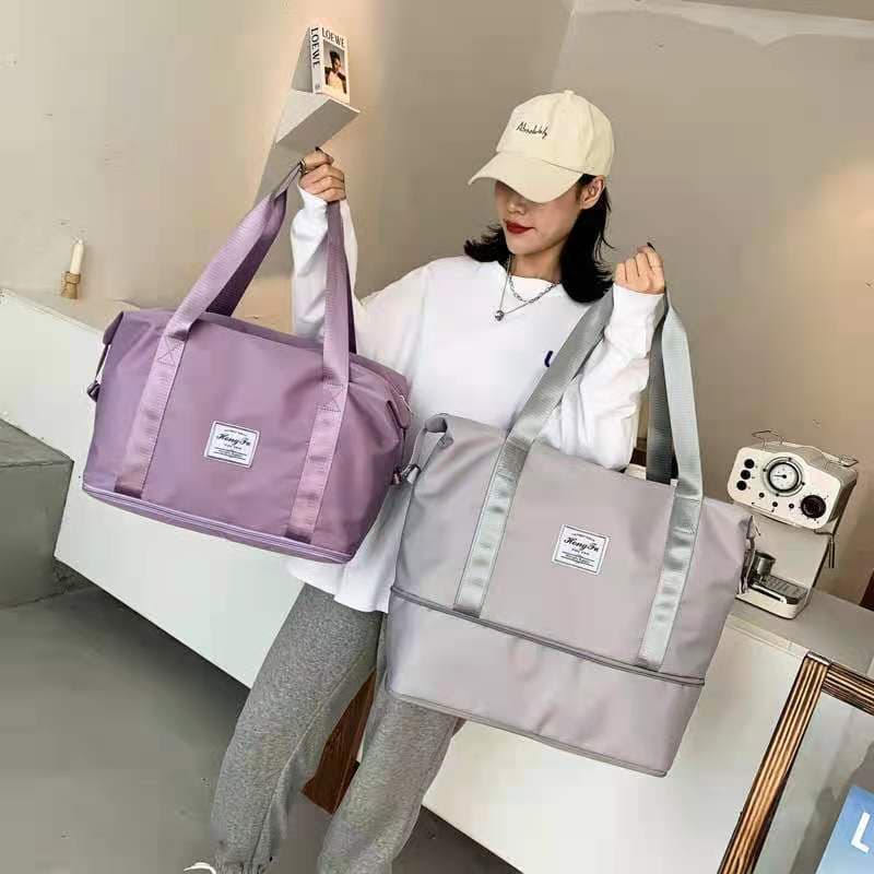 New Wet and Dry Separation Sports Handbag Shoulder Bag Yoga Gym Bag Large Capacity Travel Bag Luggage Storage Bag