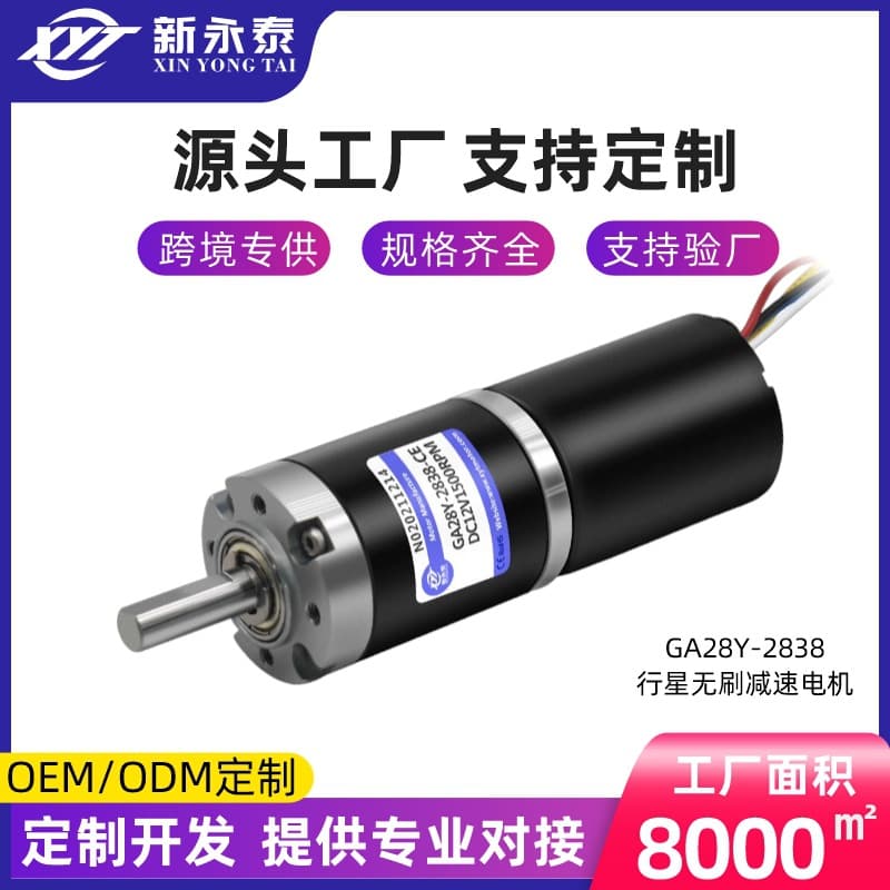 2838 Brushless DC Motor 12V Planetary Gear 24V Micro Motor with Built-in Hall Sensor Drive