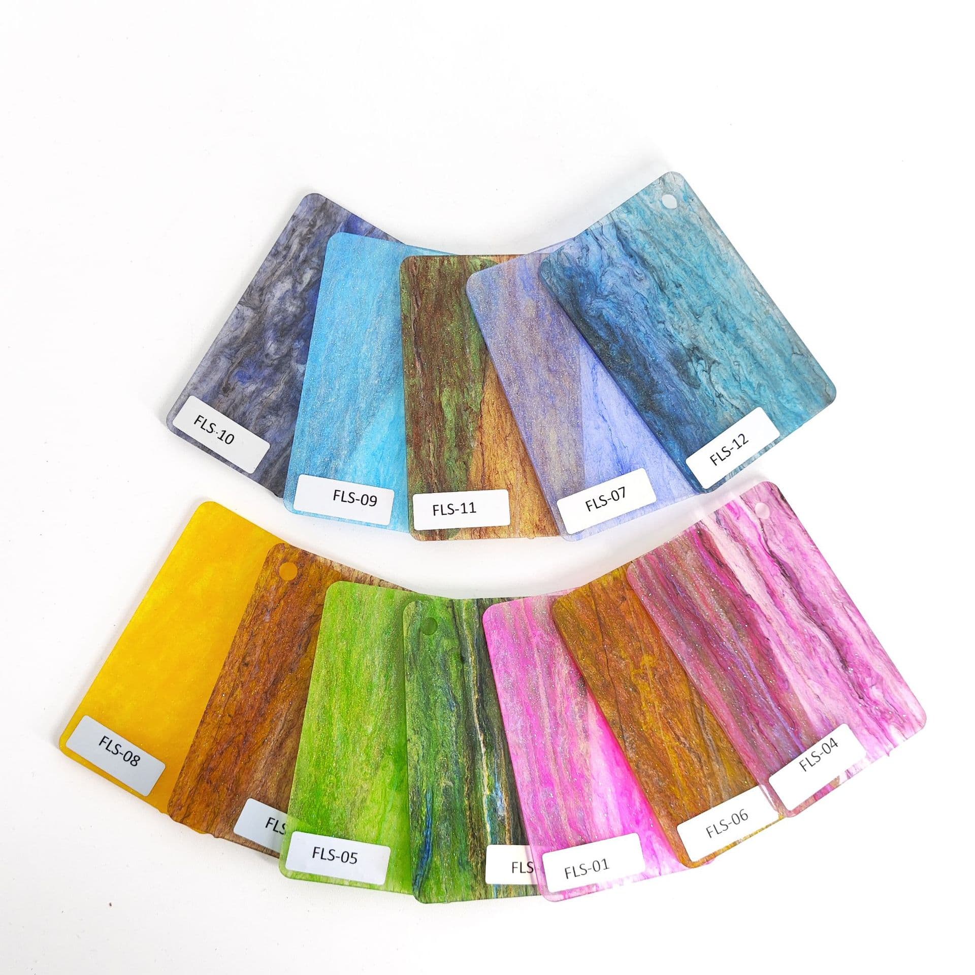 New Semi-Transparent Marble Plate Mixed Color Pearlescent Plate Shiny Onion Pink Starry Sky Acrylic Plexiglass Sheet Acrylic Sheet